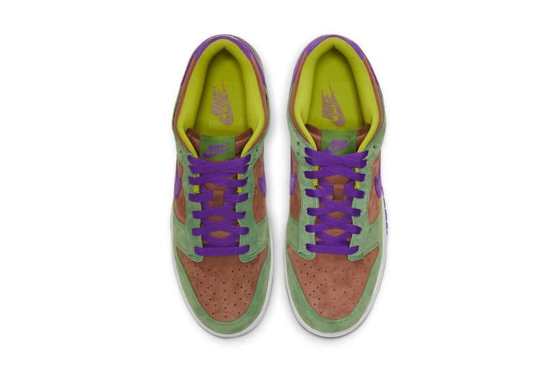 nike sportswear co jp dunk low veneer ugly duckling autumn green deep purple brown DA1469 200 official release date info photos price store list buying guide