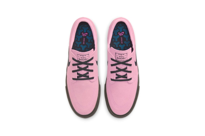 Nike SB Highlighter Pack Blazer Low GT Zoom Blazer Mid Zoom Stefan Janoski RM University Gold / University Gold / Black / Black altic blue / Baltic blue / White / Black ink Rise / Pink Rise / News Print / Black Release Information Swoosh Sneakers Drop Date Closer Look