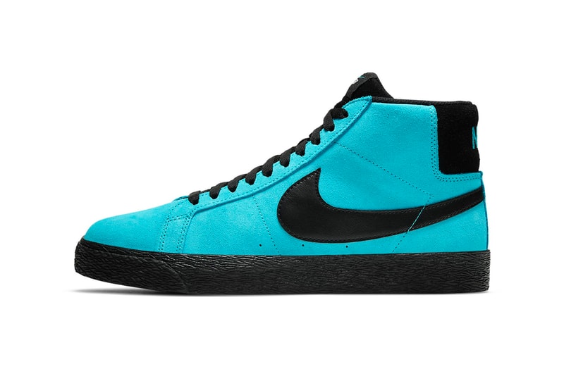 Nike SB Highlighter Pack Blazer Low GT Zoom Blazer Mid Zoom Stefan Janoski RM University Gold / University Gold / Black / Black altic blue / Baltic blue / White / Black ink Rise / Pink Rise / News Print / Black Release Information Swoosh Sneakers Drop Date Closer Look
