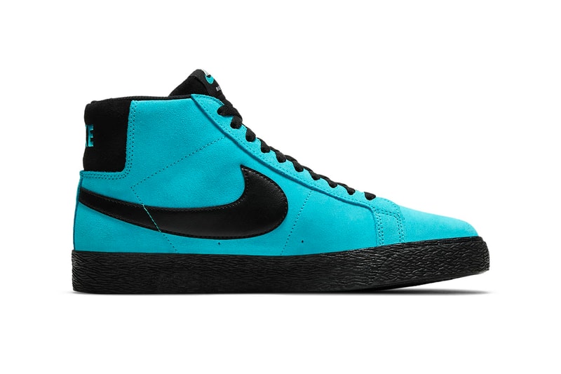 Nike SB Highlighter Pack Blazer Low GT Zoom Blazer Mid Zoom Stefan Janoski RM University Gold / University Gold / Black / Black altic blue / Baltic blue / White / Black ink Rise / Pink Rise / News Print / Black Release Information Swoosh Sneakers Drop Date Closer Look