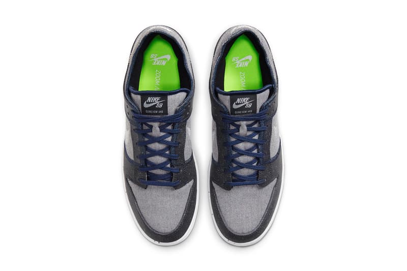 nike sb skateboarding dunk low pro crater dark gray navy blue white CT2224 001 official release date info photos price store list buying guide