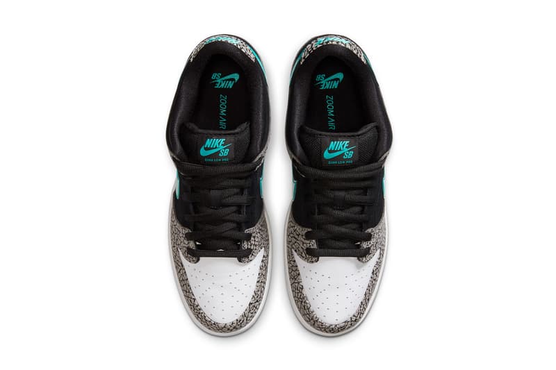 nike sb skateboarding dunk low elephant atmos air max 1 black elephant jade blue gray white bq6817 009 official release date info photos price store list buying guide