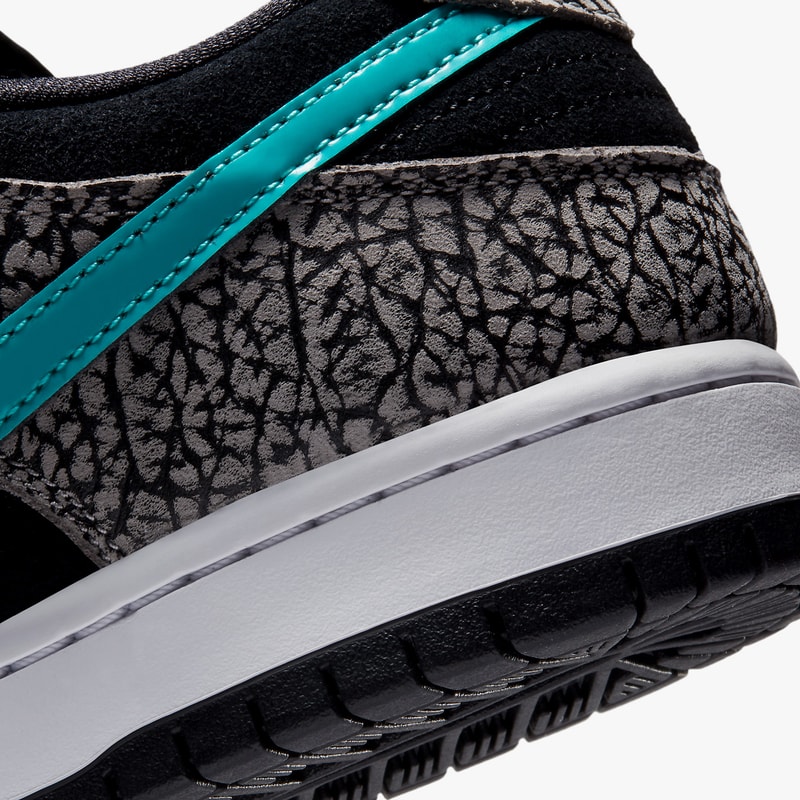 nike sb skateboarding dunk low elephant atmos air max 1 black elephant jade blue gray white bq6817 009 official release date info photos price store list buying guide