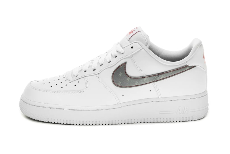 3M Nike Air Force 1 White Silver Anthracite University Red menswear streetwear fall winter 2020 collection fw20 sneakers shoes footwear trainers runners
