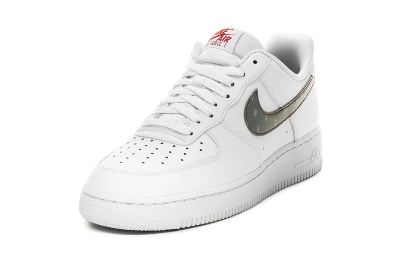 nike air force 1 white and silver