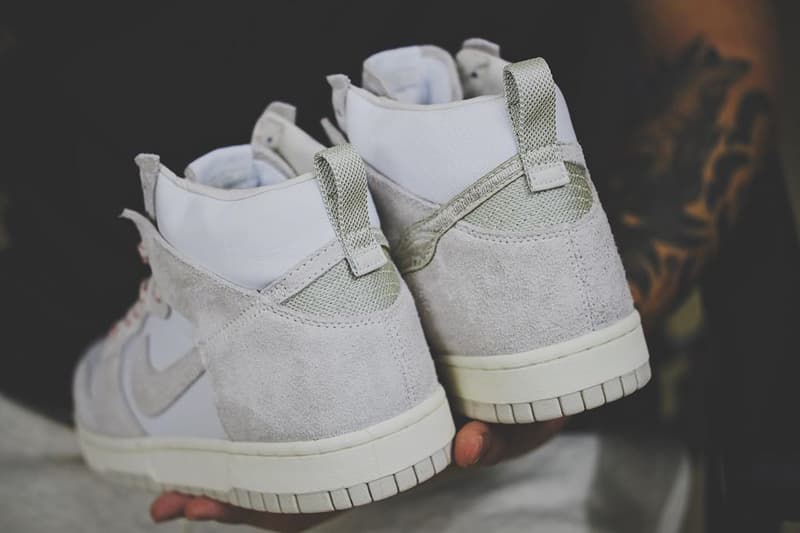 notre nike sportswear dunk high white tan red first look official release date info photos price store list buying guide