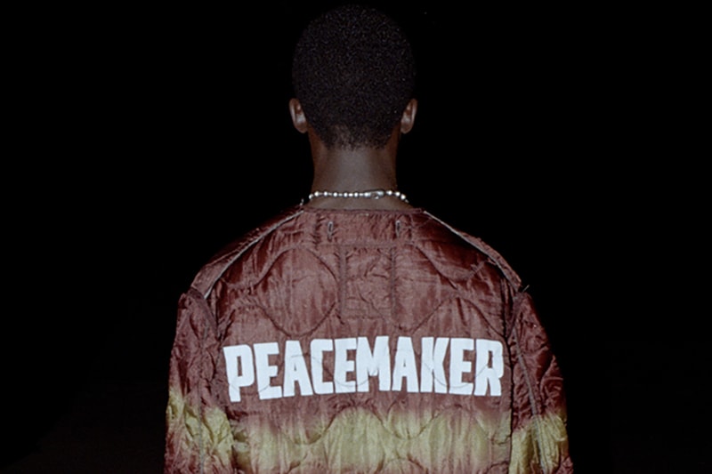 OAMC "Peacemaker" Tie-Dye Collection release information liner military jacket m-65 t-shirt black cherry