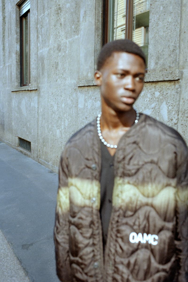 OAMC "Peacemaker" Tie-Dye Collection release information liner military jacket m-65 t-shirt black cherry