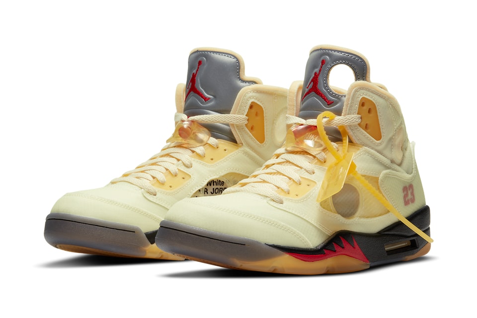 Jordan 5 off white sail stock Clearance