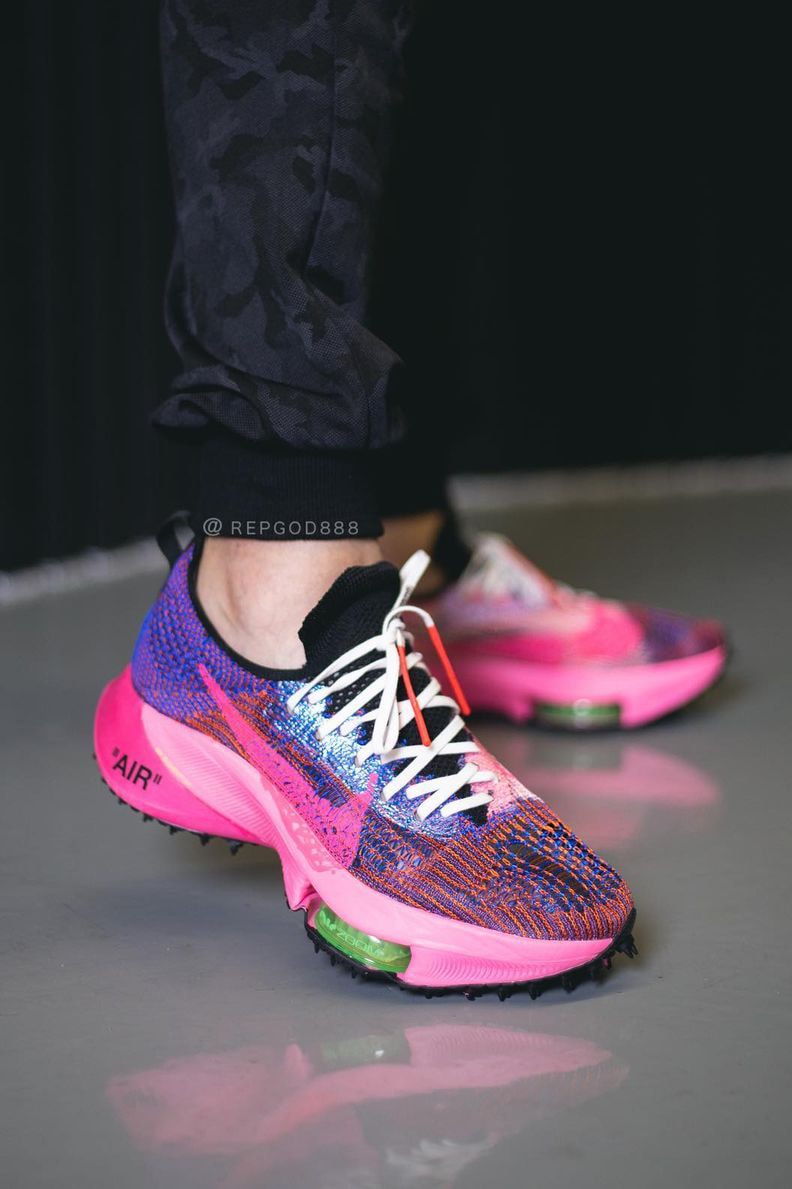 off white virgil abloh nike sportswear air zoom tempo next percent pink blue official release date info photos price store list buying guide