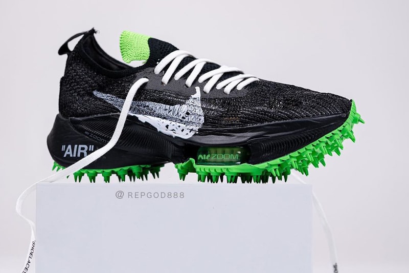 off white nike sportswear running air zoom tempo next percent black green white virgil abloh official release date info photos price store list buying guide