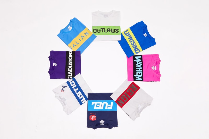 HB style giveaway OWL 2020 Grand Finals Play Kit premium elevated style comfort cut and sewn pieces better fitting durability breathability high tech silicon application woven jocktags side zippers
