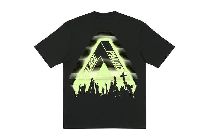 Palace "Tri-Cult" Glow-In-The-Dark Halloween T-Shirt skateboards black release date info buy store price
