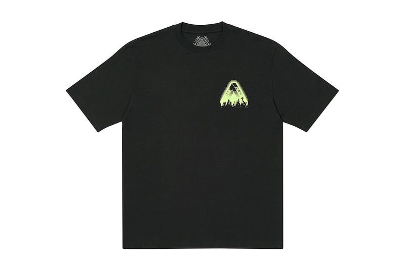 Palace "Tri-Cult" Glow-In-The-Dark Halloween T-Shirt skateboards black release date info buy store price