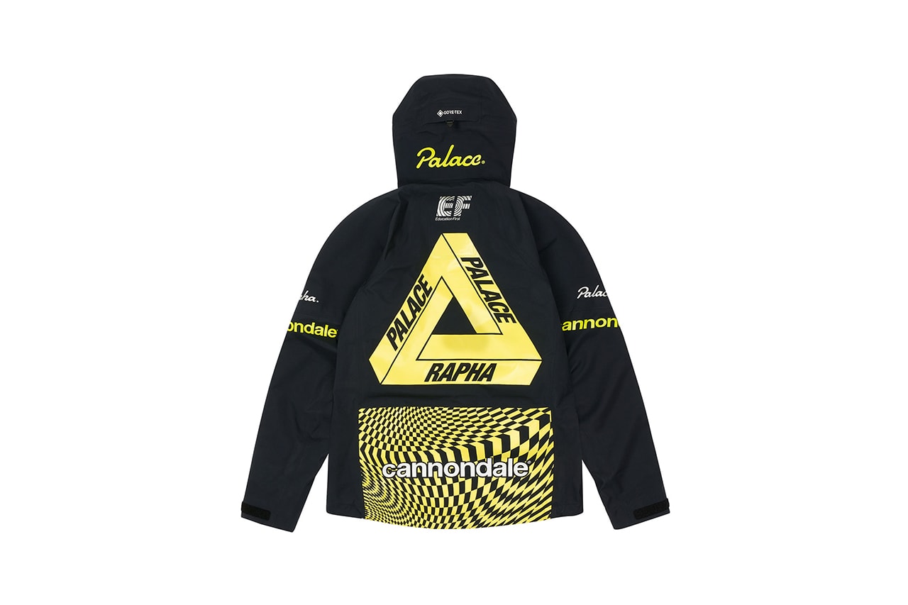 palace rapha collaboration giro d'italia cycling competition gore tex details release information official look