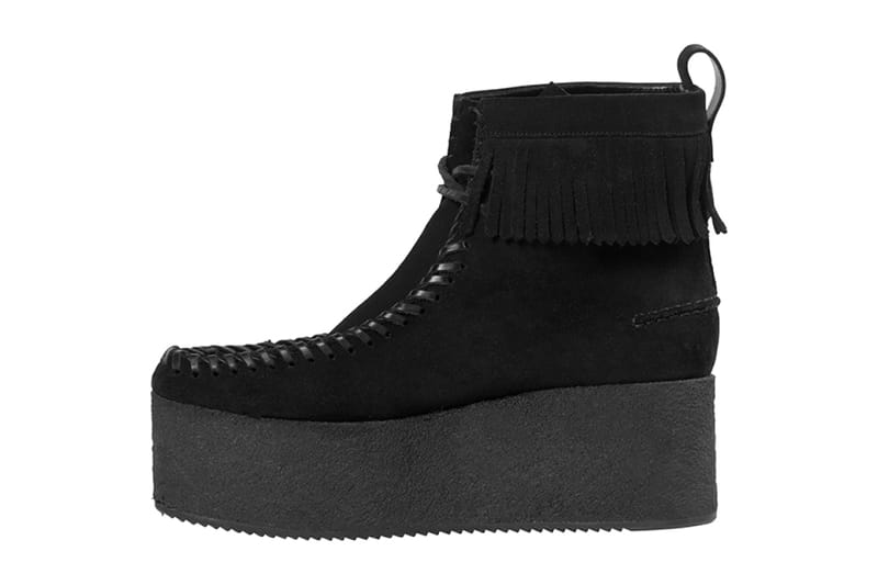 platform wallabees