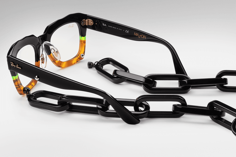 Patrick Mason x Ray-Ban Studios State Street Custom Limited Edition Italy 100 Units Piece Berlin Artist Glasses Chain Sunglasses Dover Street Market London 