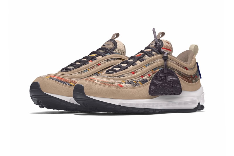Pendleton Nike By You Air Force 1 Air Max 97 menswear streetwear footwear kicks runners trainers shoes sneakers fall winter 2020 collection