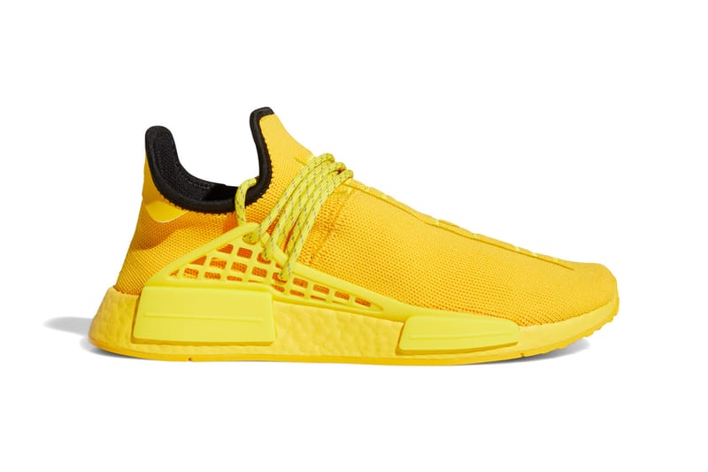 black and yellow nmd human race