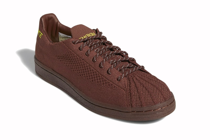 Pharrell Williams adidas Superstar Primeknit Auburn dark green menswear streetwear fall winter 2020 collection fw20 shoes sneakers footwear kicks trainers runners