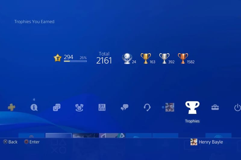 PlayStation Trophies Getting New Leveling System Starting Later Tonight