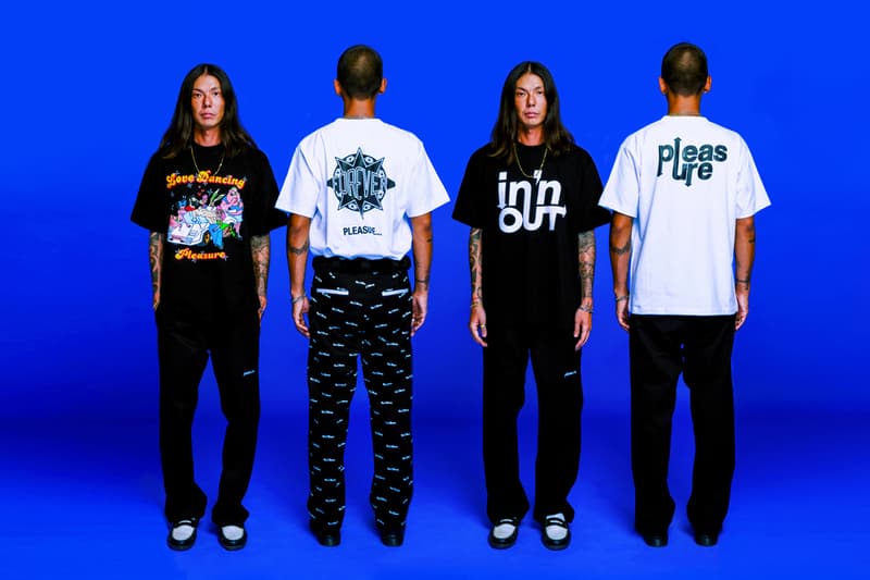 Pleasure Fall Winter 2020 Lookbook fw20 collection menswear streetwear jackets sweaters shirts tees graphics pants