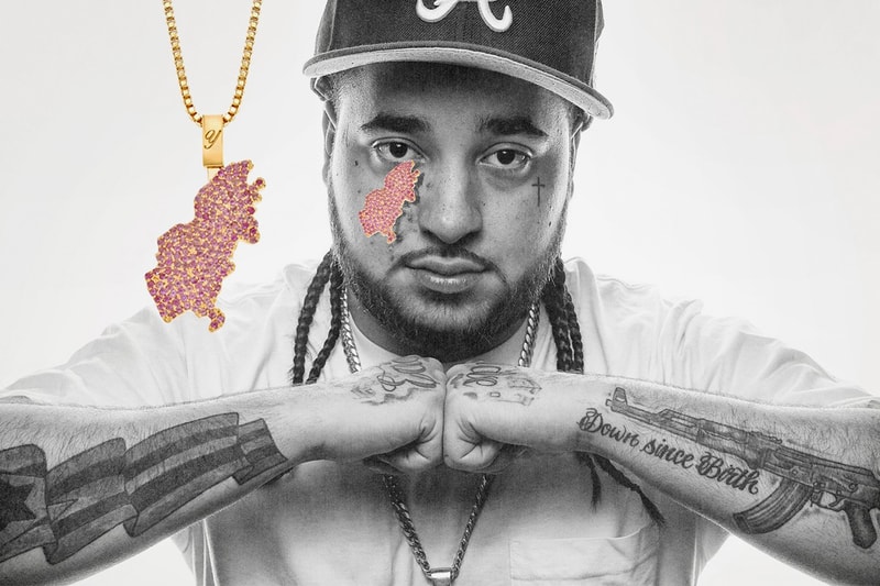 Quantez Crafts ASAP Yams Birthmark Chain necklaces jewelry menswear streetwear custom Amethyst stone gemstone purple iconic