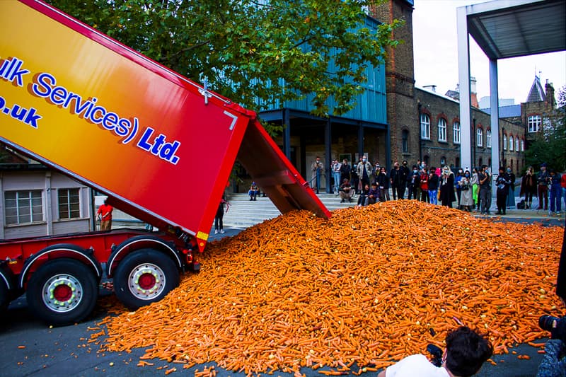 rafael perez evans grounding carrots performance art piece controversy