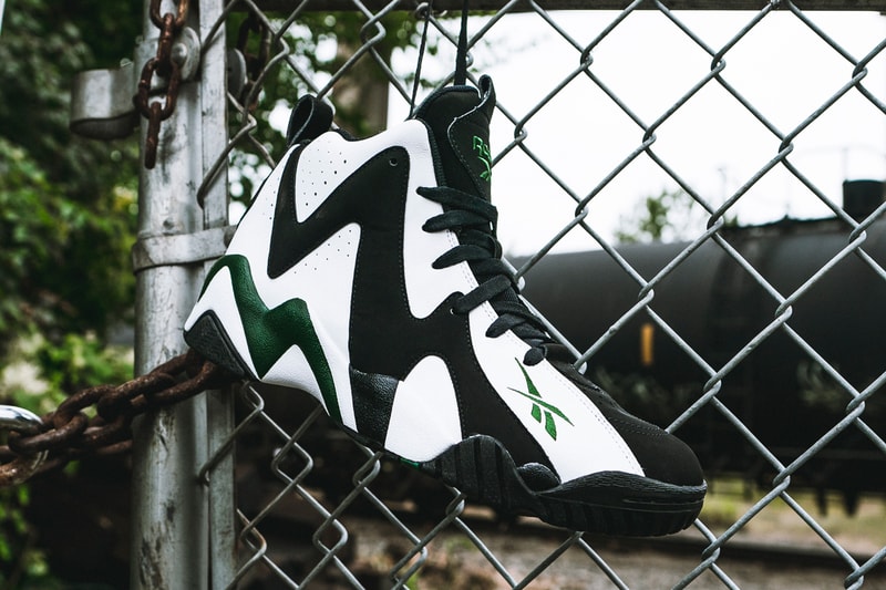 reebok kamikaze ii 2 og black white green fy7512 shawn kemp official release date info photos price store list buying guide