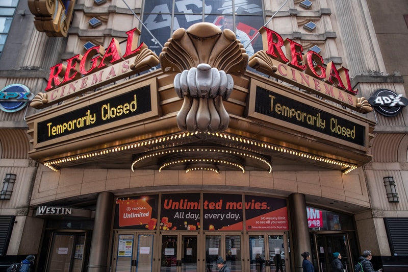 Regal Cineworld Cinemas Shut Down United States United Kingdom