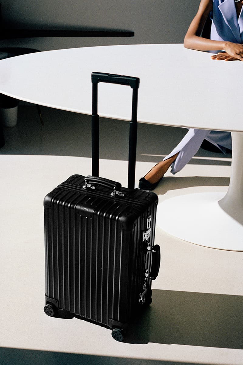 RIMOWA Classic Matte Black luggage collection fall winter 2020 fw20 wheels handles tags unique info