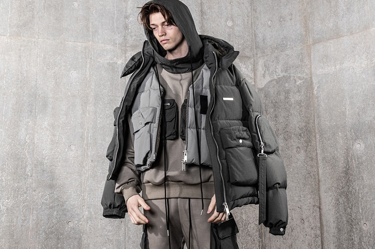 RIOT HILL and TATRAS' FW20 Collab Draws From Swiss Military Uniforms and Japanese Architecture