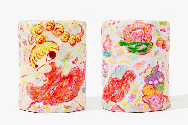 Rokkaku Ayako AllRightsReserved Ceramic Stool artist Magic Hand GALLERY TARGET Japan Chiba Prefectural Museum of Art painting sculpture furniture