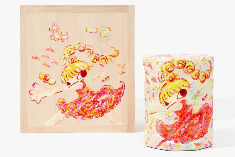 Rokkaku Ayako AllRightsReserved Ceramic Stool artist Magic Hand GALLERY TARGET Japan Chiba Prefectural Museum of Art painting sculpture furniture