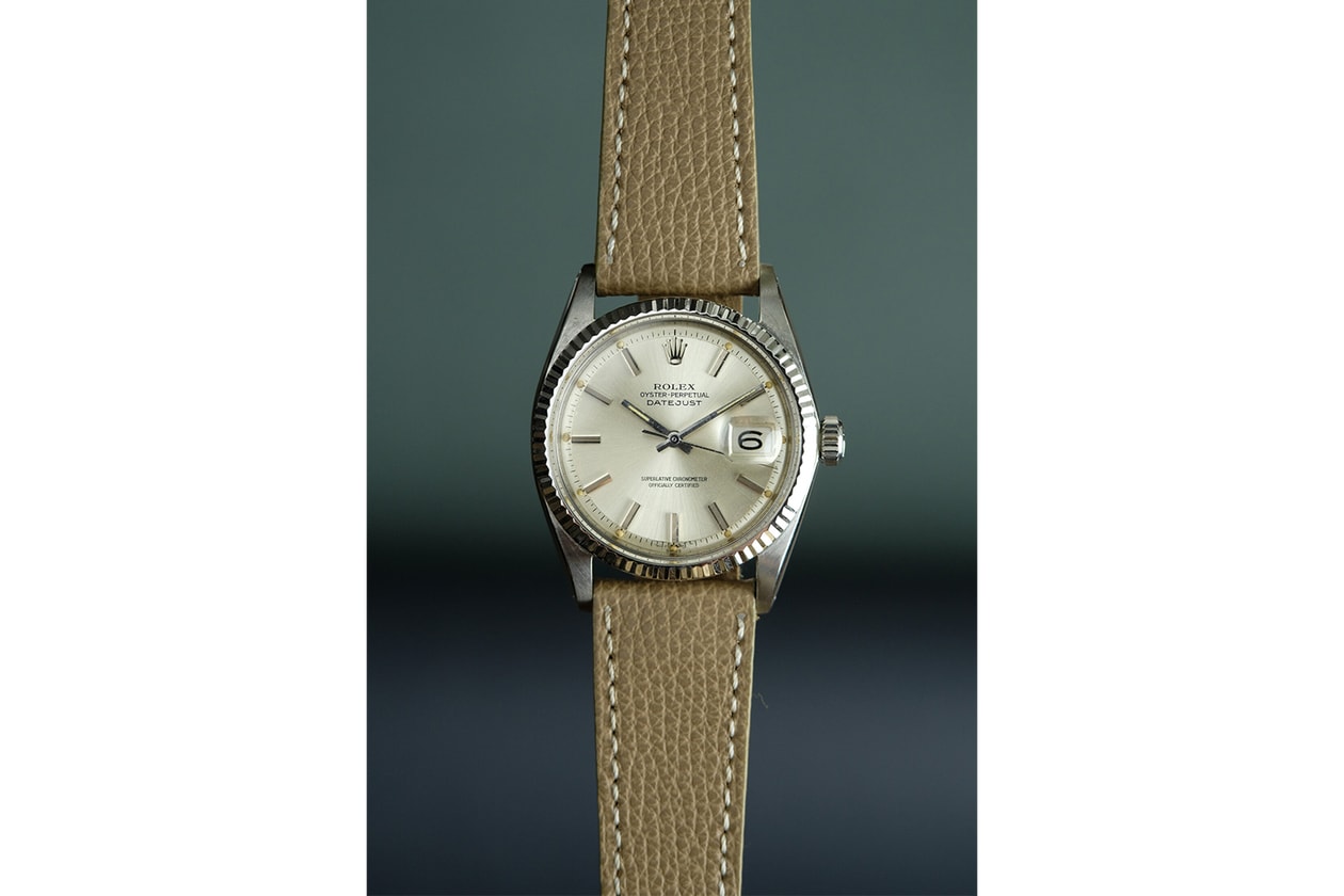 rolex oyster perpetual 124300 round table bobs watches grey and patina producer michael mad paris