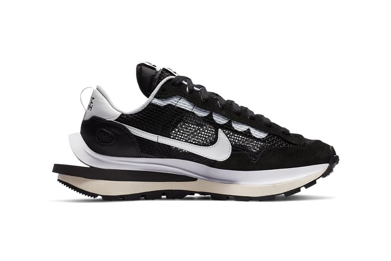 sacai nike sportswear vaporwaffle black white red blue CV1363 001 100 official release date info photos price store list buying guide