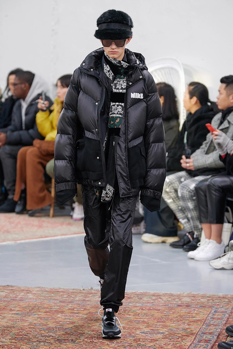 sacai nikelab puffer jacket hoodie release date info buy colorway fall winter 2020 fw20 collection collaboration CT3269-010,043,355 M NRG Rh PARKA CW2419-010,100,475 U NRG Rh HOODIE CT3267-010,043,355,475 W NRG Rh PARKA