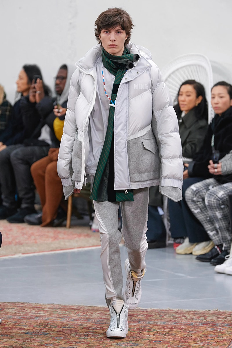 sacai nikelab puffer jacket hoodie release date info buy colorway fall winter 2020 fw20 collection collaboration CT3269-010,043,355 M NRG Rh PARKA CW2419-010,100,475 U NRG Rh HOODIE CT3267-010,043,355,475 W NRG Rh PARKA