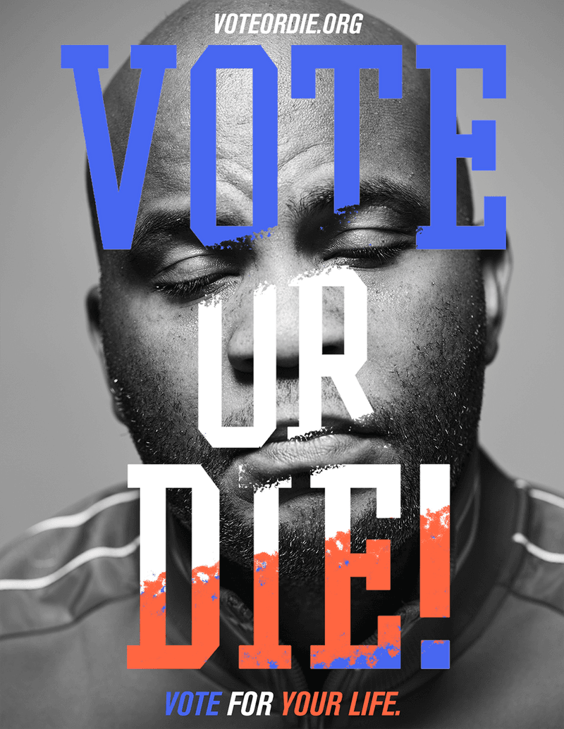 Sean John Vote or Die Campaign Tee Shirts design reissue relaunch p diddy combs collection revolt joe biden donald trump presidential pyer moss black lives matter election 2020