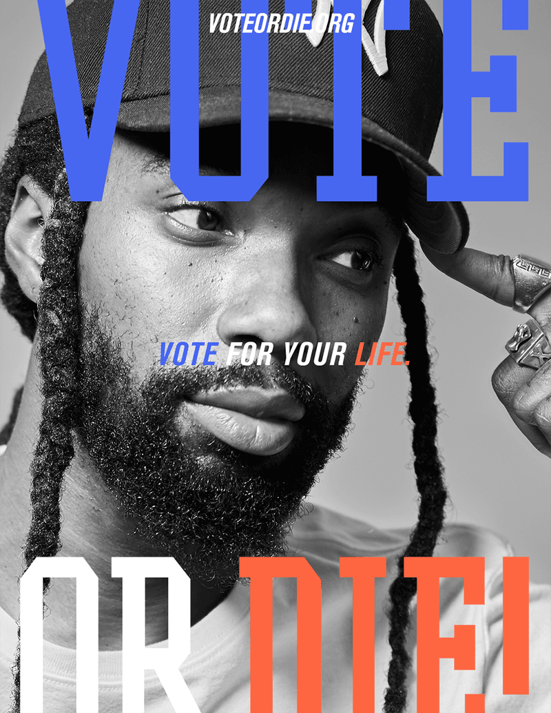 Sean John Vote or Die Campaign Tee Shirts design reissue relaunch p diddy combs collection revolt joe biden donald trump presidential pyer moss black lives matter election 2020