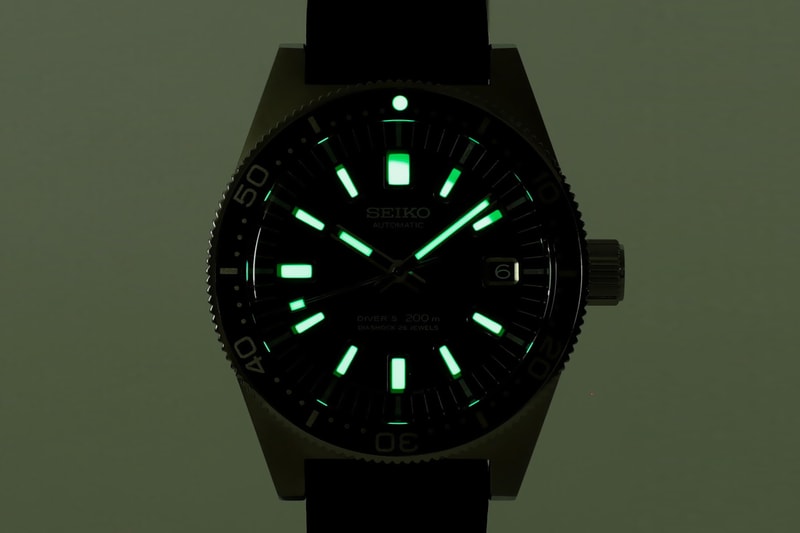 BEAMS JAPAN SEIKO redesign 1965 Prospex otoko wa tsuraiyo tora san movie menswear watches diver black face dolpin steel case rubber strap