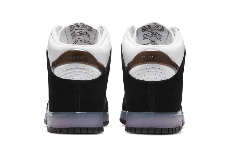 slam jam nike sportswear dunk high clear black white DA1639 101 official release date info photos price store list buying guide