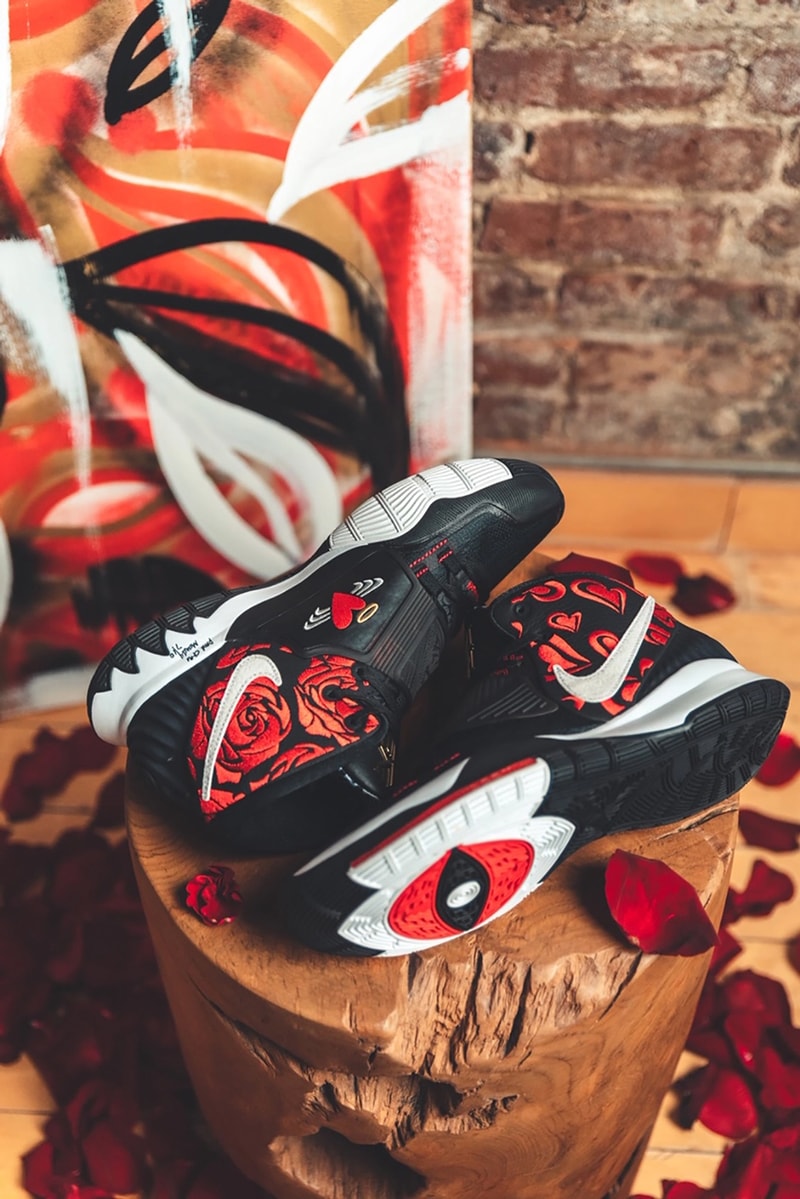 sneaker room nike basketball kyrie irving 6 mom collection white cream black red gold hearts official release date info photos price store list buying guide