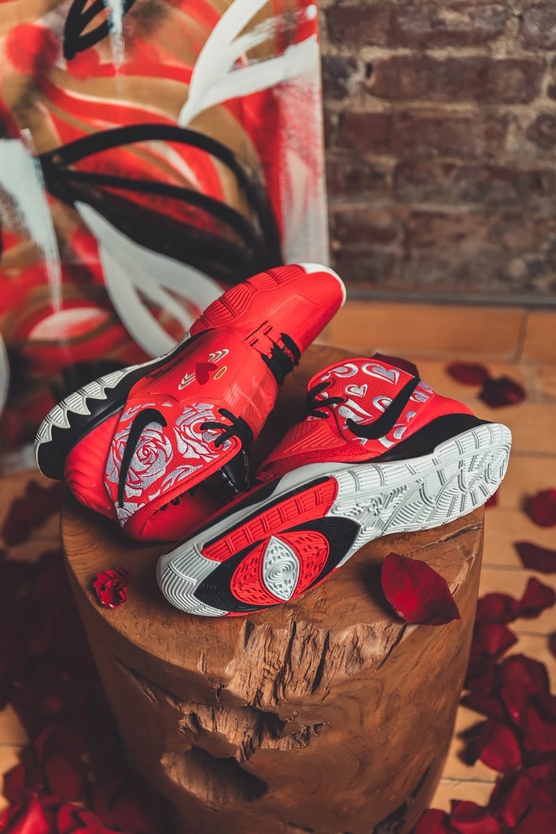 sneaker room nike basketball kyrie irving 6 mom collection white cream black red gold hearts official release date info photos price store list buying guide