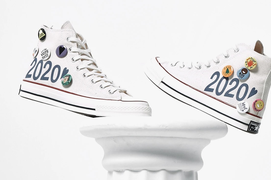 social status nina chanel converse chuck taylor all star white red blue 2020 us presidential election kamala harris charity official release date info photos price store list buying guide