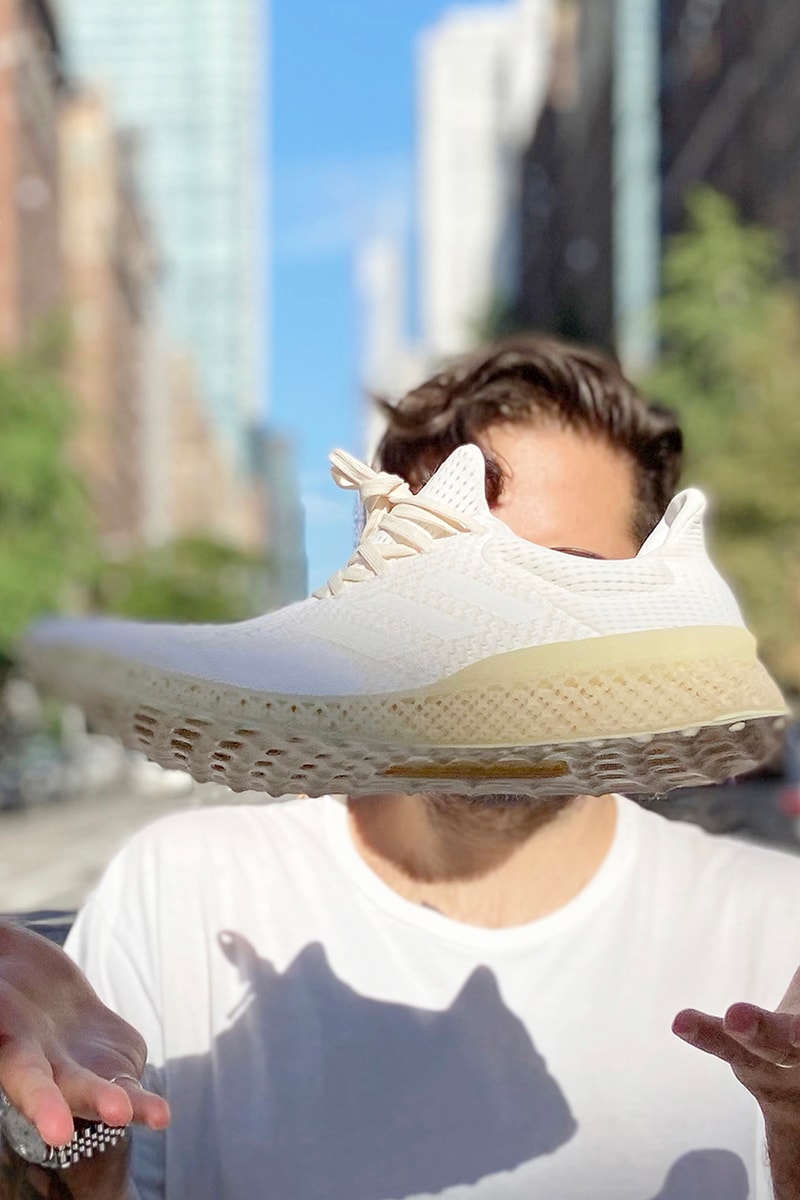 Sole Mates Federico Maccapani adidas Futurecraft 3D OG Sneaker HYPEBEAST Interview Footwear Shoe 4D Light Oxygen Printing Sample Prototype Senior Designer Italy Jordan Brand AJ1 Basketball PUMA Design White Cream Kanye West YEEZY Instagram New York MakerLAB Lockdown Working Habits Art