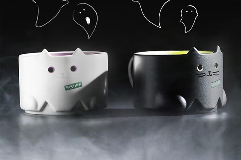 Starbucks' 2020 Halloween Collection Is for the Cat-Loving Coffee Drinker Pumpki-tten bottle Purrific mug Meowloween tumbler