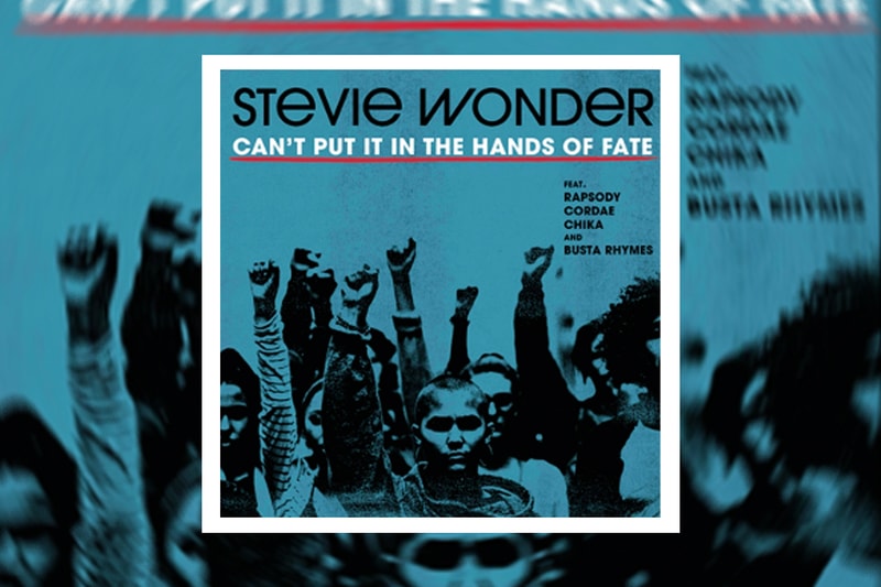 Stevie Wonder record label Launch Can’t Put It in the Hands of Fate Where Is Our Love Song stream  Rapsody, Cordae, Chika, Busta Rhymes  Gary Clark Jr