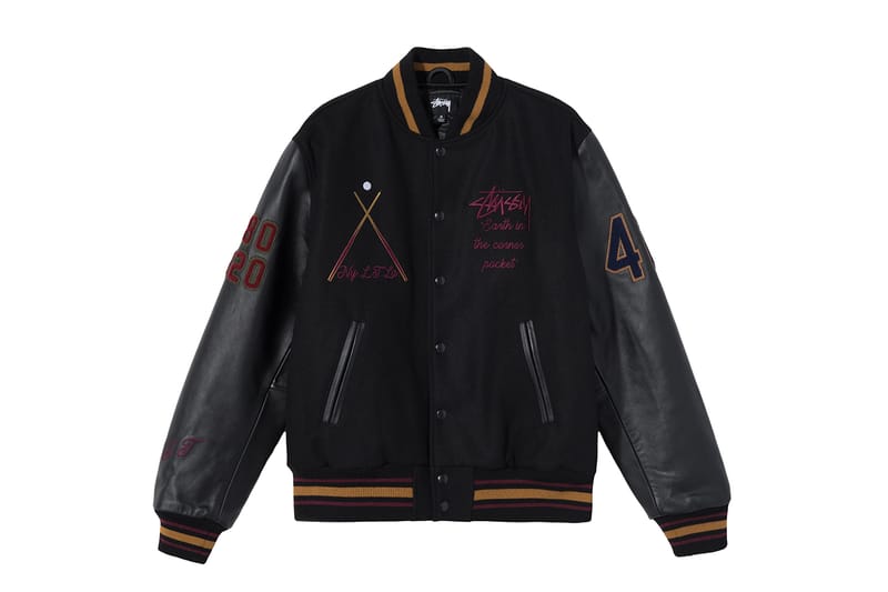 stussy dsm varsity jacket