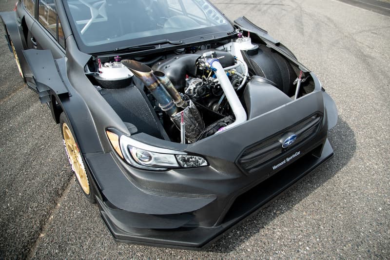 Travis Pastrana's Subaru WRX STI Gymkhana Hoonigan Racing Division Tuned Custom Power Output V4 Turbo WRC Rally Off Road Raw Carbon Fiber Drifting 4WD Japanese JDM Body Kit Widebody Aerodynamics